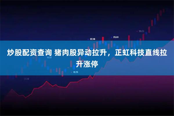 炒股配资查询 猪肉股异动拉升，正虹科技直线拉升涨停
